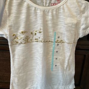 Lion king shirt for girls